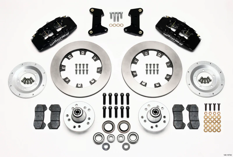 Wilwood Dynapro 6 Front Hub Kit 12.19in 74-80 Pinto/Mustang II Disc Spindle only