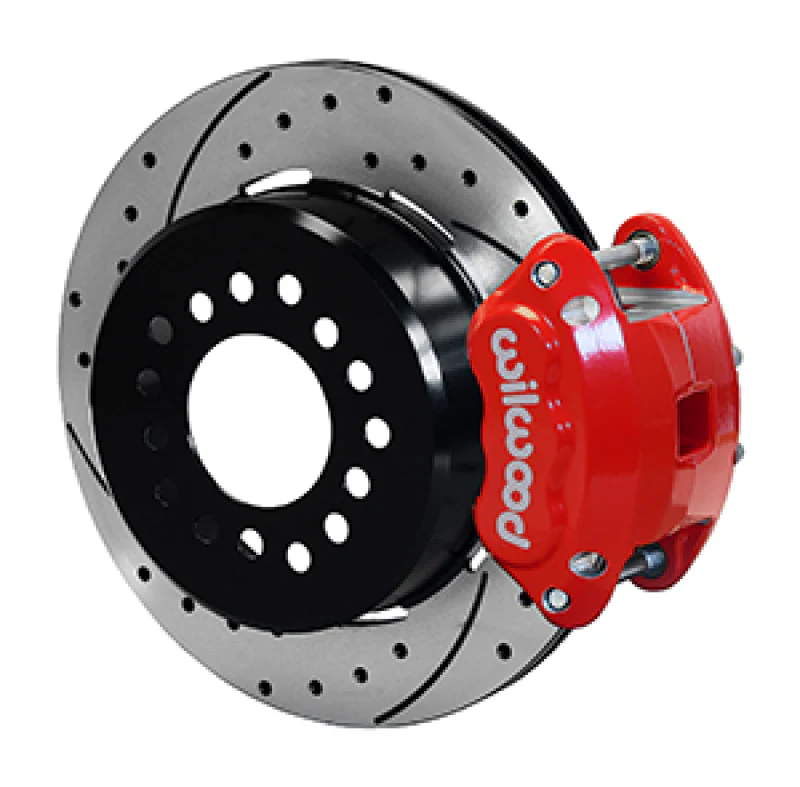 Wilwood Dynapro Low-Profile 11.00in P-Brake Kit Dust Seal 2.36in Offset - Drilled Red - Image 2