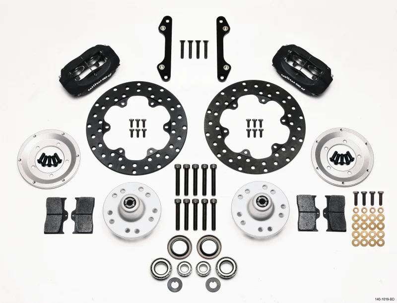 Wilwood Forged Dynalite Front Drag Kit Drilled Rotor 70-78 Camaro