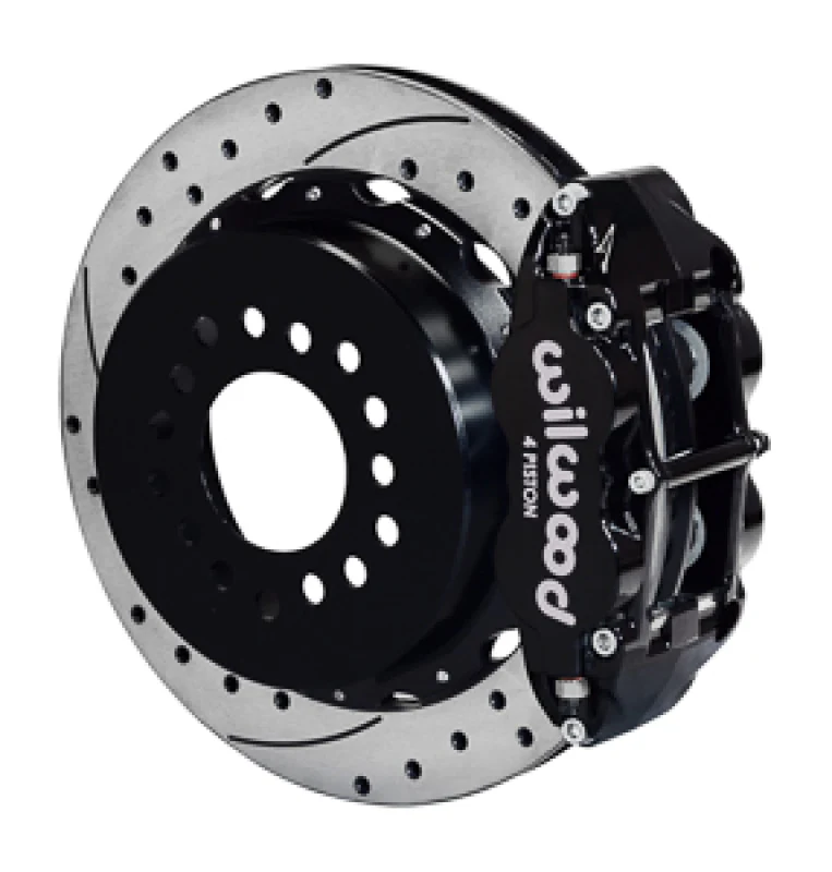 Wilwood Narrow Superlite 4R Rear Kit 14in Drilled G-Body W/ 2.62in Axle Offset