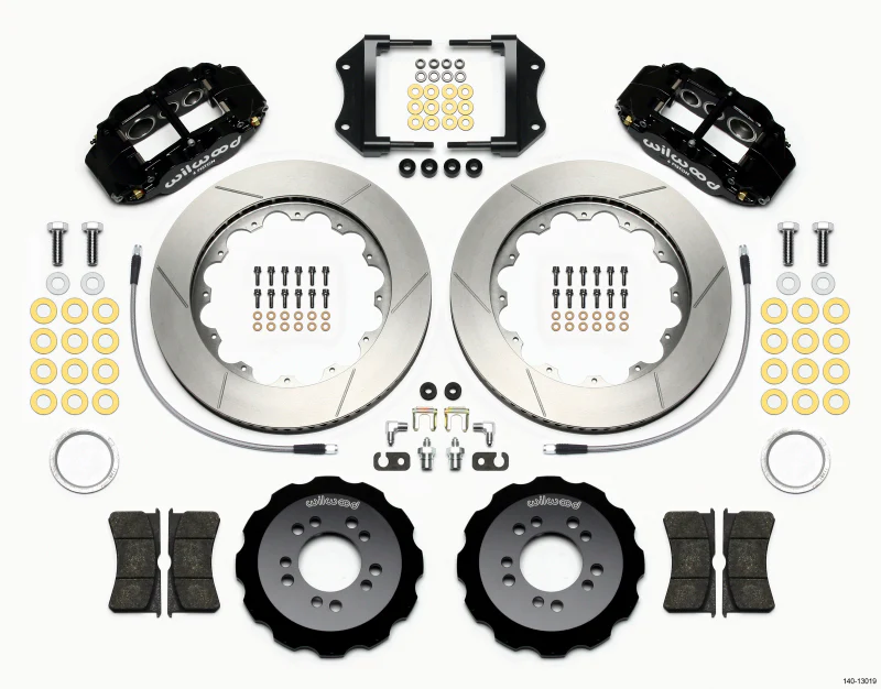 Wilwood Narrow Superlite 6R Front Hat Kit 14.00in 2013-Up Ford Focus ST w/ Lines