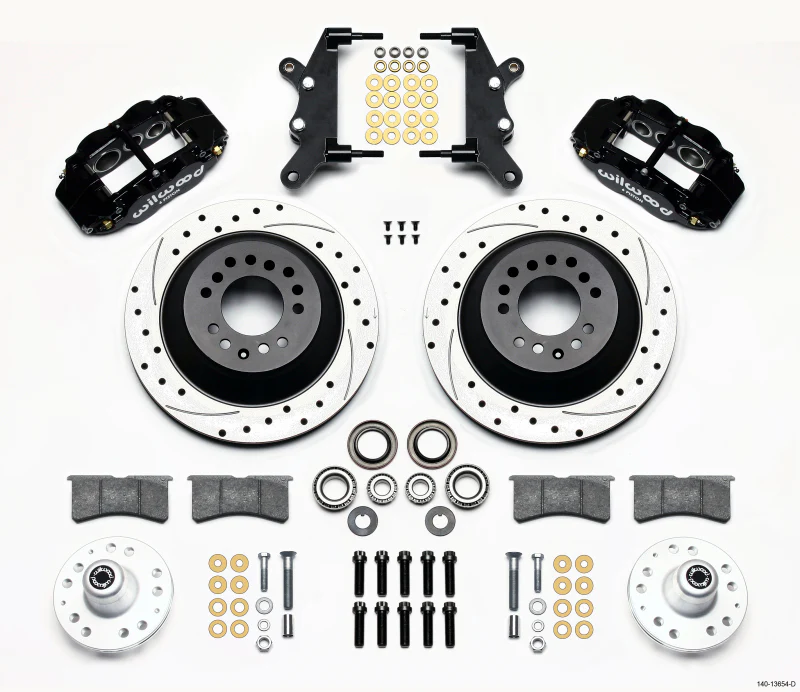 Wilwood Narrow Superlite 6R Front Hub & 1PC Rtr Kit 12.88in Drilled 60-68 Ford / Mercury Full Size