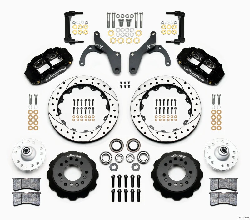 Wilwood Narrow Superlite 6R Front Hub Kit 12.88in Drilled 59-64 Chevy Impala / 63-64 Corvette