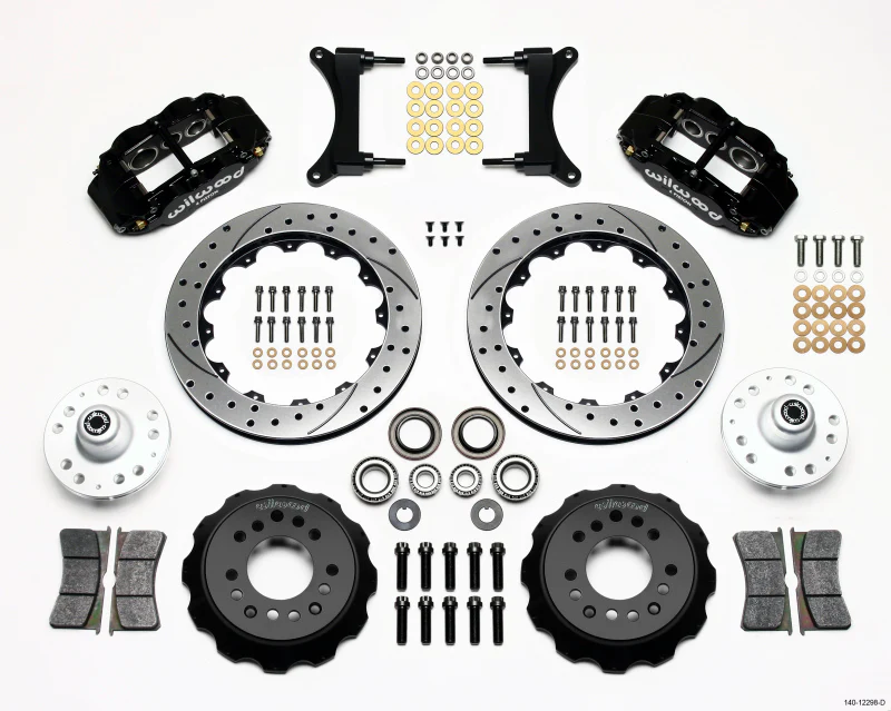Wilwood Narrow Superlite 6R Front Hub Kit 12.88in Drilled 79-87 GM G Body - Image 2
