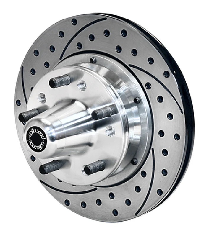 Wilwood Pro-Series Front Hub & Rotor Kit Drilled 75-80 Granada