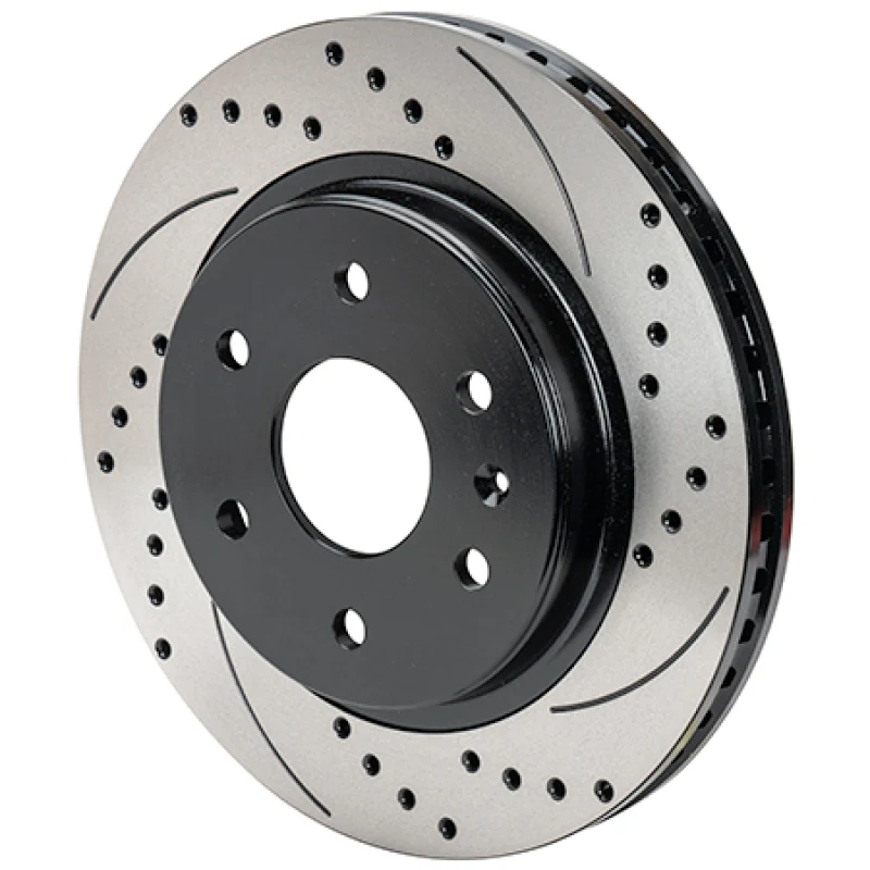 Wilwood Rotor-SRP-Drill/Slot-RH-BLK 13.38 x 1.25 - 6x5.5