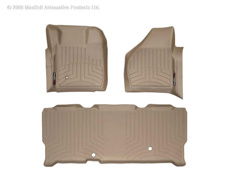 WT FloorLiner - Rear - Tan - Image 2