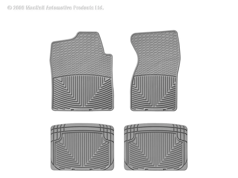 WT Rubber Mats - Rear - Grey - Image 2