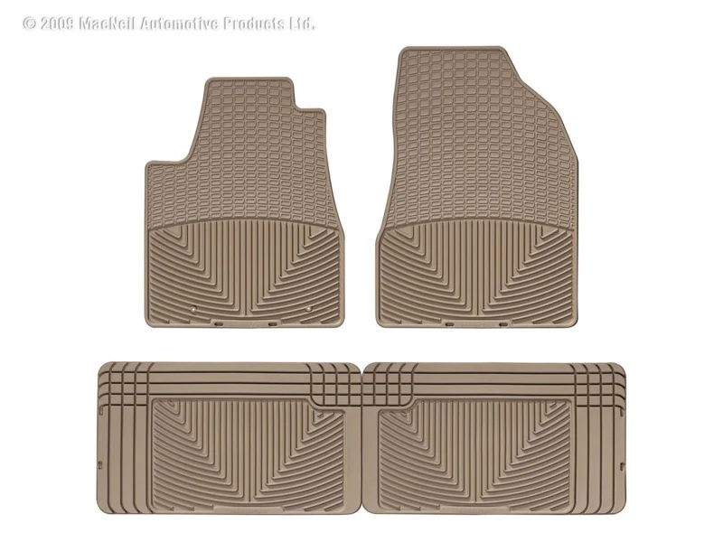 WT Rubber Mats - Rear - Tan - Image 3
