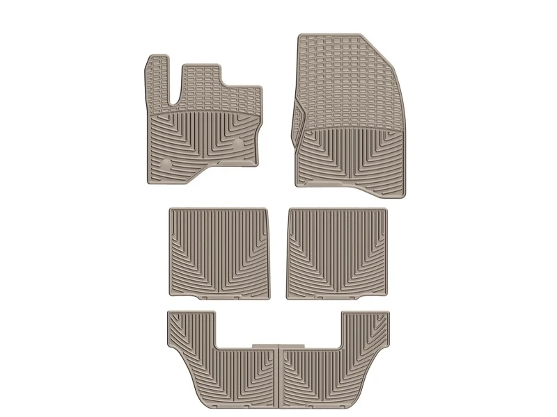WT Rubber Mats - Rear - Tan - Image 2